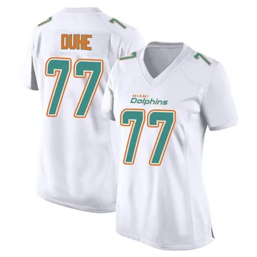 Women's Nike Miami Dolphins Adam Joseph Duhe White Fashion Jersey - Game