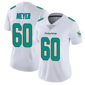 Women's Nike Miami Dolphins Andrew Meyer White limited Vapor Untouchable Jersey