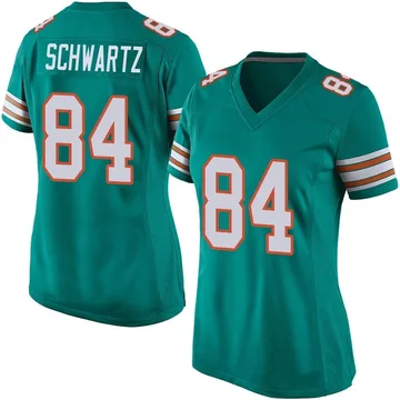 Women's Nike Miami Dolphins Anthony Schwartz Aqua Alternate Jersey - Game