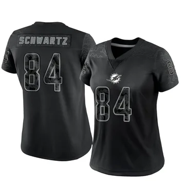 Women's Nike Miami Dolphins Anthony Schwartz Black Reflective Jersey - Limited