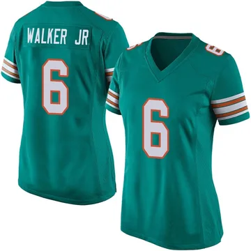 Women's Nike Miami Dolphins Anthony Walker Jr. Aqua Alternate Jersey - Game