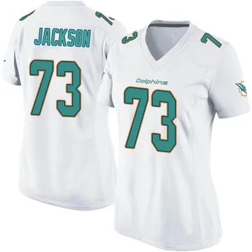 Women's Nike Miami Dolphins Austin Jackson White Jersey - Game