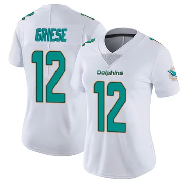 Women's Nike Miami Dolphins Bob Griese White limited Vapor Untouchable Jersey -