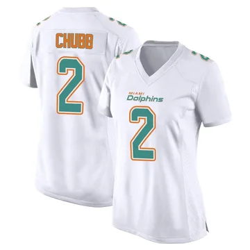 Women's Nike Miami Dolphins Bradley Chubb White Fashion Jersey - Game