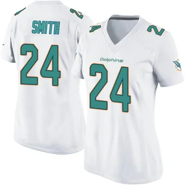 Women's Nike Miami Dolphins Cam Smith White Jersey - Game