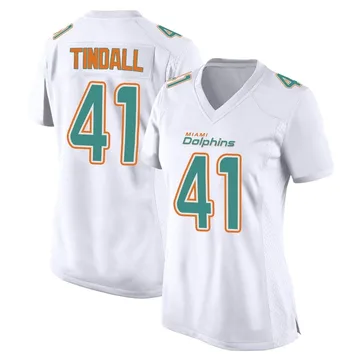 Women's Nike Miami Dolphins Channing Tindall White Fashion Jersey - Game