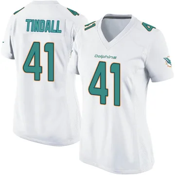 Channing Tindall Miami Dolphins Nike Women's Game Player Jersey - Aqua