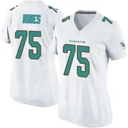 Women's Nike Miami Dolphins Chasen Hines White Jersey - Game