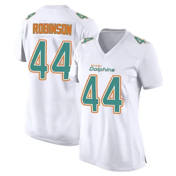 Women's Nike Miami Dolphins Chop Robinson White Fashion Jersey - Game