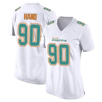 Women's Nike Miami Dolphins Da'Shawn Hand White Fashion Jersey - Game