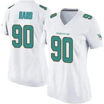 Women's Nike Miami Dolphins Da'Shawn Hand White Jersey - Game