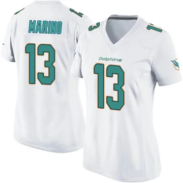 Women's Nike Miami Dolphins Dan Marino White Jersey - Game