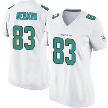 Women's Nike Miami Dolphins DeVonte Dedmon White Jersey - Game