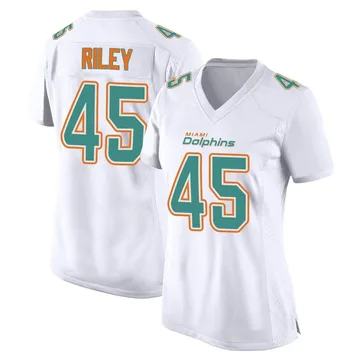 Women's Nike Miami Dolphins Duke Riley White Fashion Jersey - Game