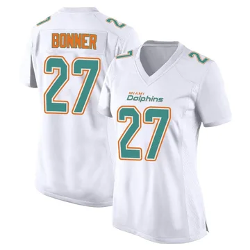 Women's Nike Miami Dolphins Ethan Bonner White Fashion Jersey - Game