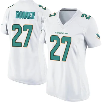 Women's Nike Miami Dolphins Ethan Bonner White Jersey - Game