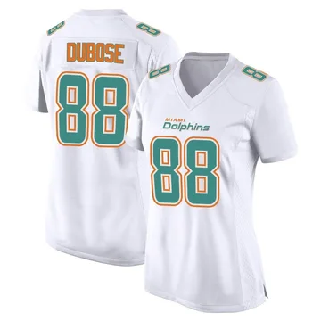 Women's Nike Miami Dolphins Grant DuBose White Fashion Jersey - Game