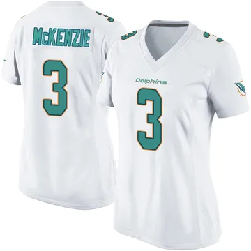 Women's Nike Miami Dolphins Isaiah McKenzie White Jersey - Game