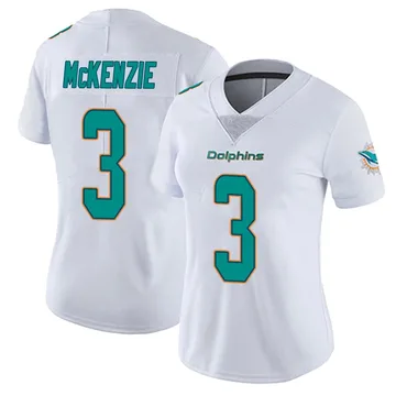 Women's Nike Miami Dolphins Isaiah McKenzie White limited Vapor Untouchable Jersey