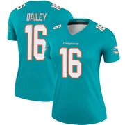 Women's Nike Miami Dolphins Jake Bailey Aqua Jersey - Legend