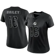 Women's Nike Miami Dolphins Jake Bailey Black Reflective Jersey - Limited