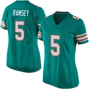 Women's Nike Miami Dolphins Jalen Ramsey Aqua Alternate Jersey - Game