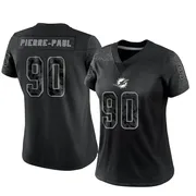 Women's Nike Miami Dolphins Jason Pierre-Paul Black Reflective Jersey - Limited