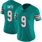 Women's Nike Miami Dolphins Jonnu Smith Aqua Alternate Vapor Untouchable Jersey - Limited