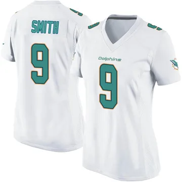 Women's Nike Miami Dolphins Jonnu Smith White Jersey - Game