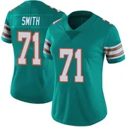 Women's Nike Miami Dolphins Kion Smith Aqua Alternate Vapor Untouchable Jersey - Limited