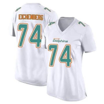 Women's Nike Miami Dolphins Liam Eichenberg White Fashion Jersey - Game