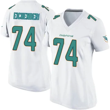 Women's Nike Miami Dolphins Liam Eichenberg White Jersey - Game