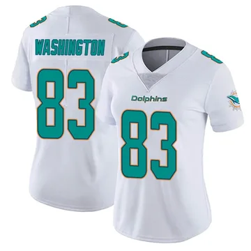 Women's Nike Miami Dolphins Malik Washington White limited Vapor Untouchable Jersey