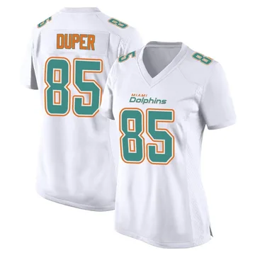 Women's Nike Miami Dolphins Mark Duper White Fashion Jersey - Game