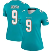 Women's Nike Miami Dolphins Melvin Ingram Aqua Jersey - Legend