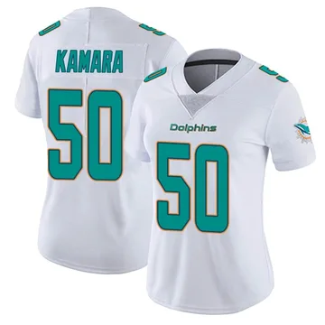 Women's Nike Miami Dolphins Mohamed Kamara White limited Vapor Untouchable Jersey