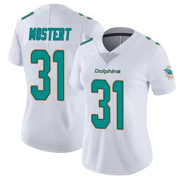 Women's Nike Miami Dolphins Raheem Mostert White limited Vapor Untouchable Jersey -