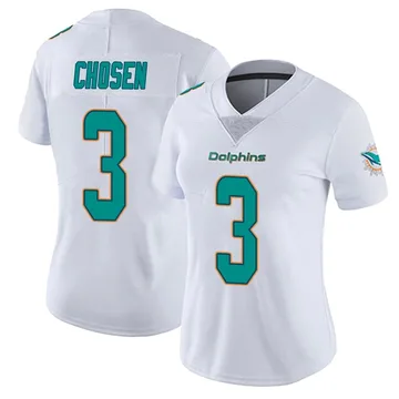 Women's Nike Miami Dolphins Robbie Chosen White limited Vapor Untouchable Jersey