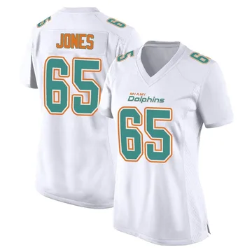 Women's Nike Miami Dolphins Robert Jones White Fashion Jersey - Game