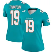 Women's Nike Miami Dolphins Skylar Thompson Aqua Jersey - Legend