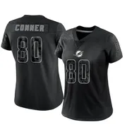 Women's Nike Miami Dolphins Tanner Conner Black Reflective Jersey - Limited