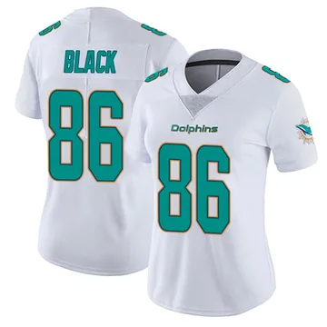 Women's Nike Miami Dolphins Tarik Black White limited Vapor Untouchable Jersey