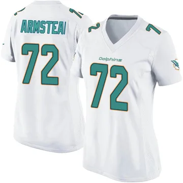 Women's Nike Miami Dolphins Terron Armstead White Jersey - Game