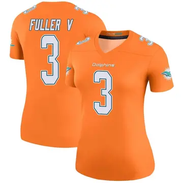 Nike Miami Dolphins No26 Salvon Ahmed Orange Women's Stitched NFL Limited Inverted Legend 100th Season Jersey