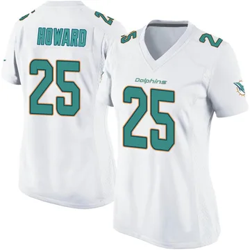 Nike Men's Miami Dolphins Xavien Howard #25 Aqua Game Jersey