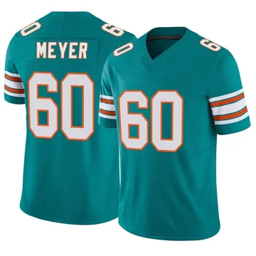 Youth Nike Miami Dolphins Andrew Meyer Aqua Alternate Vapor F.U.S.E. Jersey - Limited