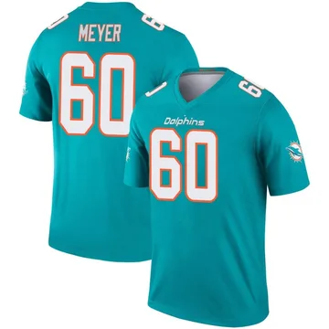 Youth Nike Miami Dolphins Andrew Meyer Aqua Jersey - Legend