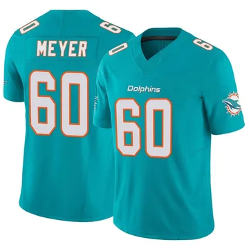 Youth Nike Miami Dolphins Andrew Meyer Aqua Vapor F.U.S.E. Jersey - Limited