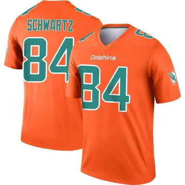 Youth Nike Miami Dolphins Anthony Schwartz Orange Inverted Jersey - Legend