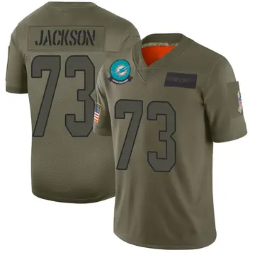 Nike Miami Dolphins No73 Austin Jackson Olive/Gold Youth Stitched NFL Limited 2017 Salute To Service Jersey